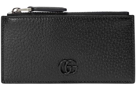 GG Emblem zip card case 